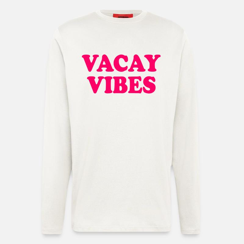 Vacay vibes - Longsleeve - made by SPREAD  - OFF WHITE