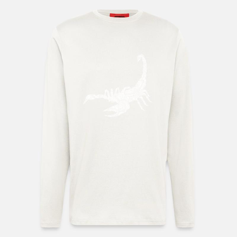 Scorpion - Manches longues bio décontracté fabriqué en UE - OFF WHITE