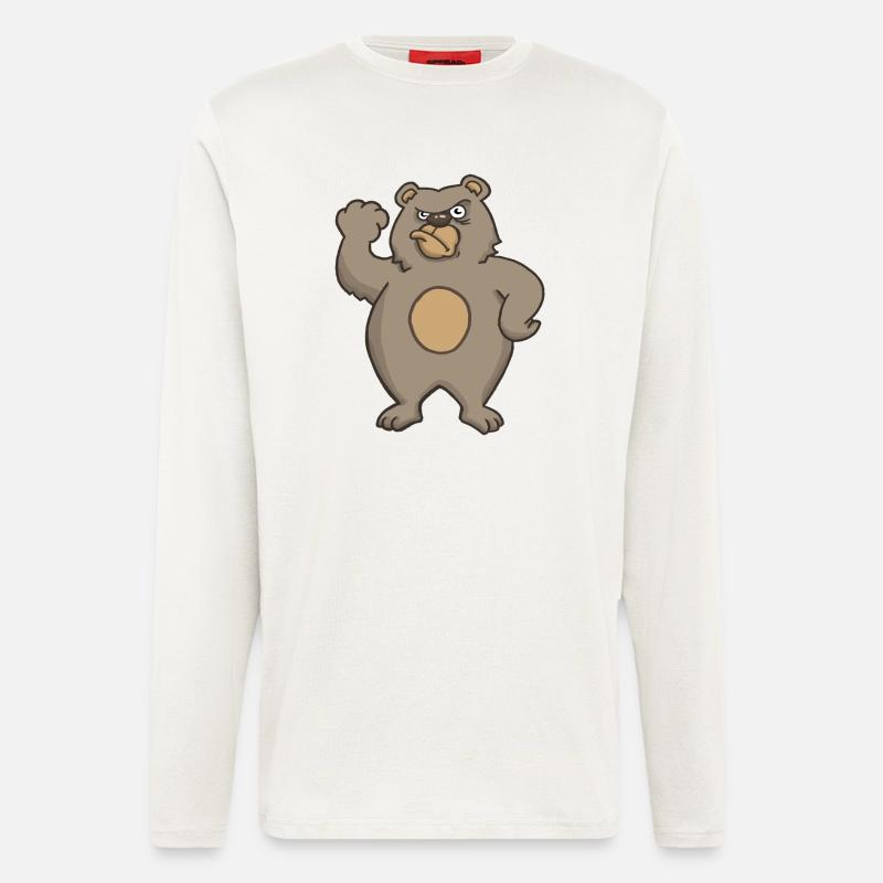 grumpybear - Langarmshirt - made by SPREAD  - OFF WHITE
