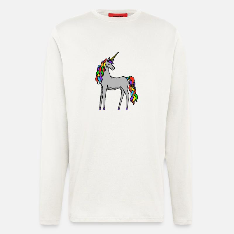 Einhorn - Langarmshirt - made by SPREAD  - OFF WHITE