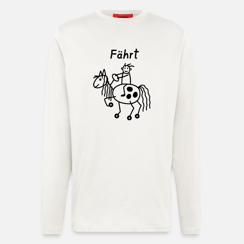 Fährt - Langarmshirt - made by SPREAD  - OFF WHITE