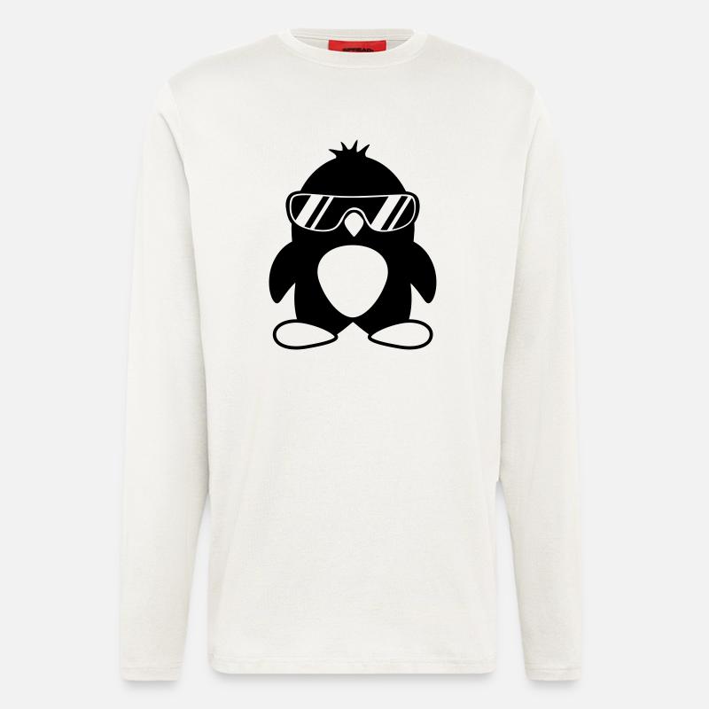 Cool Penguin - Longsleeve - made by SPREAD  - OFF WHITE