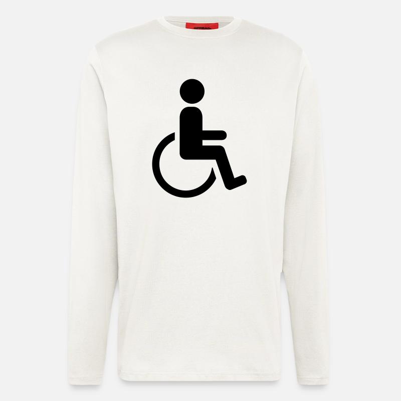 Rollstuhl - Langarmshirt - made by SPREAD  - OFF WHITE
