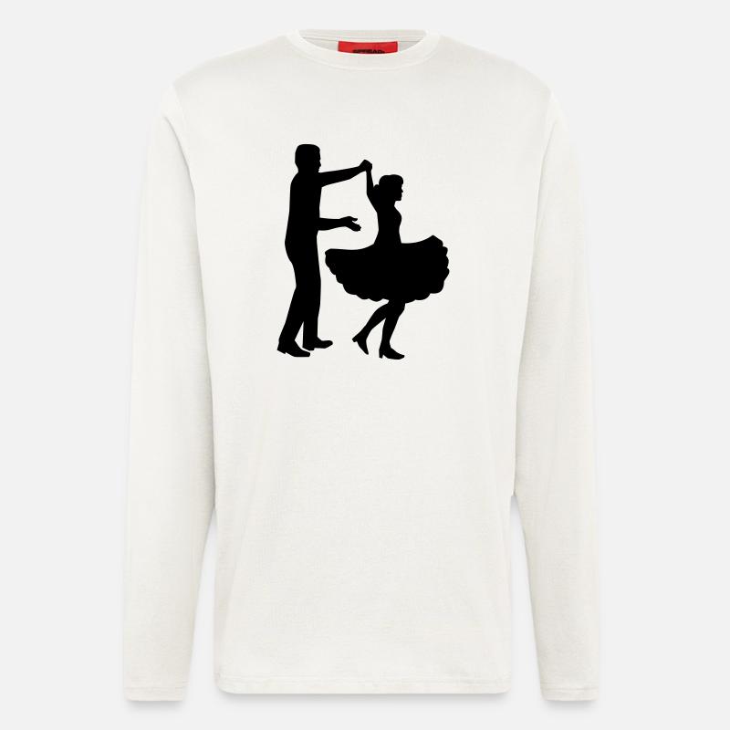 Square dance - Langarmshirt - made by SPREAD  - OFF WHITE