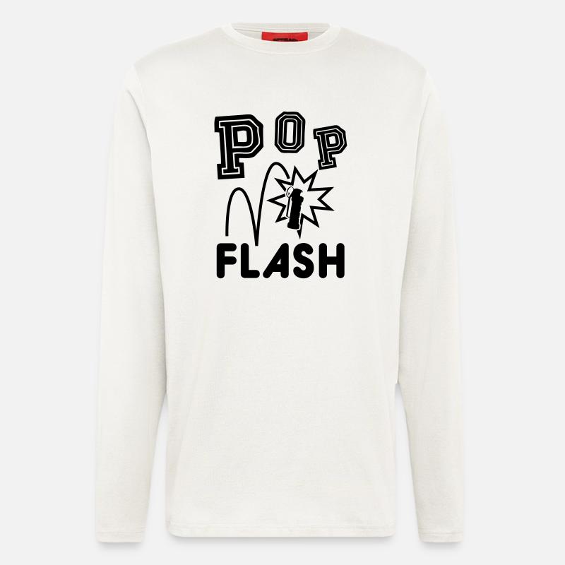 POP FLASH - Langarmshirt - made by SPREAD  - OFF WHITE