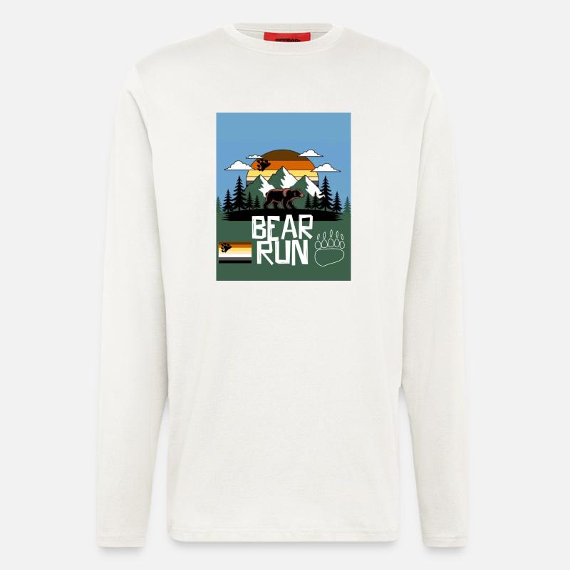 schwule Bären - Langarmshirt - made by SPREAD  - OFF WHITE