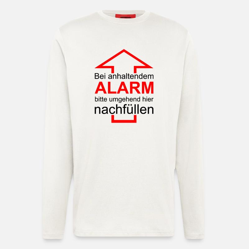Bitte nachfüllen! - Langarmshirt - made by SPREAD  - OFF WHITE
