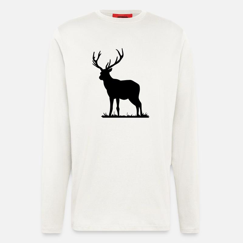 deer - Longsleeve - made by SPREAD  - OFF WHITE