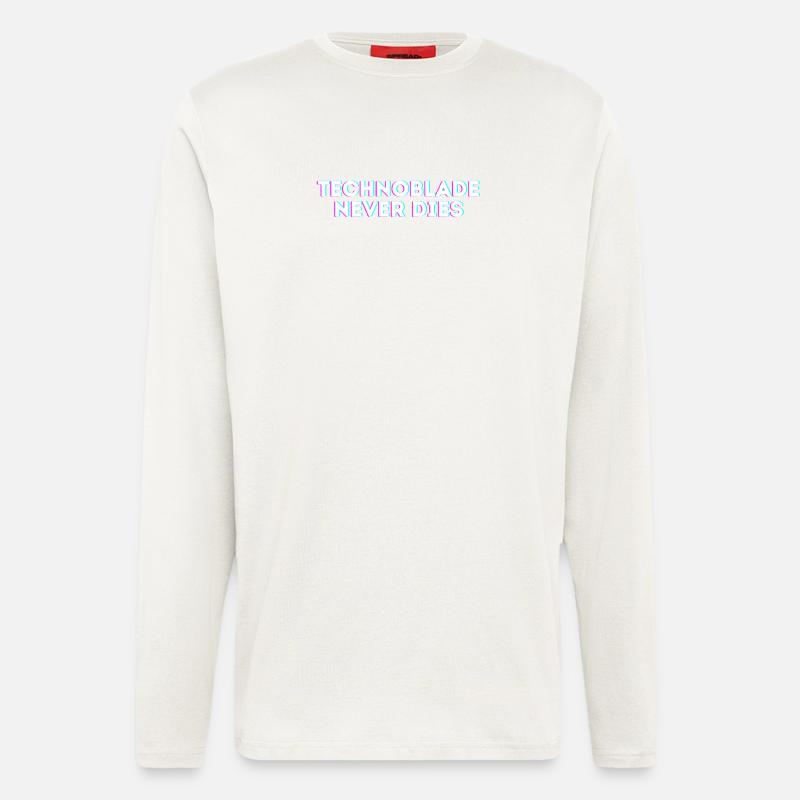 Technoblade Never dies - Langarmshirt - made by SPREAD  - OFF WHITE
