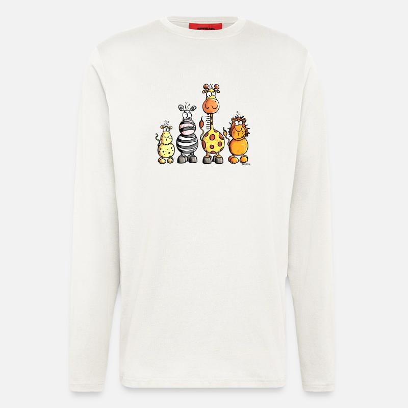 Das Afrika Team - Langarmshirt - made by SPREAD  - OFF WHITE