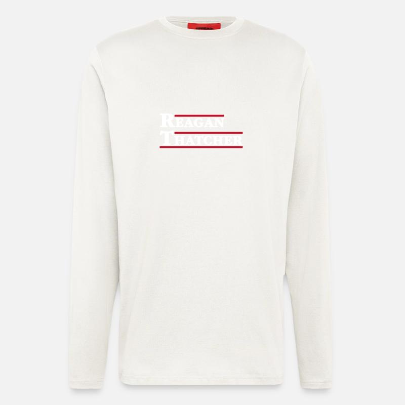 Reagan & Thatcher - Longsleeve - made by SPREAD  - OFF WHITE