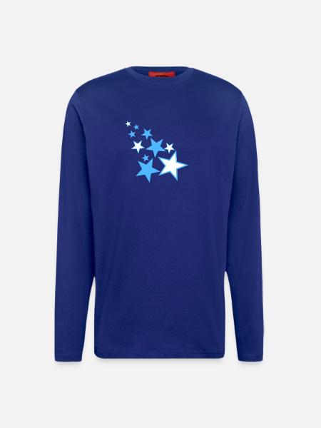 Blauer Sternregen/Blue Starrain - Langarmshirt - made by SPREAD -
