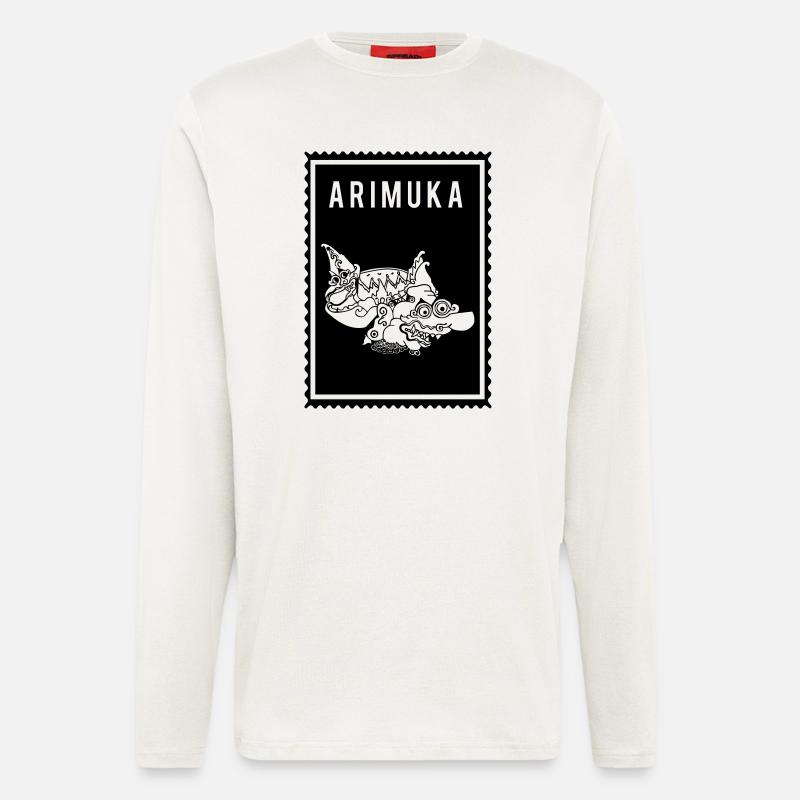 Arimuka - Wayang - Longsleeve - made by SPREAD  - OFF WHITE