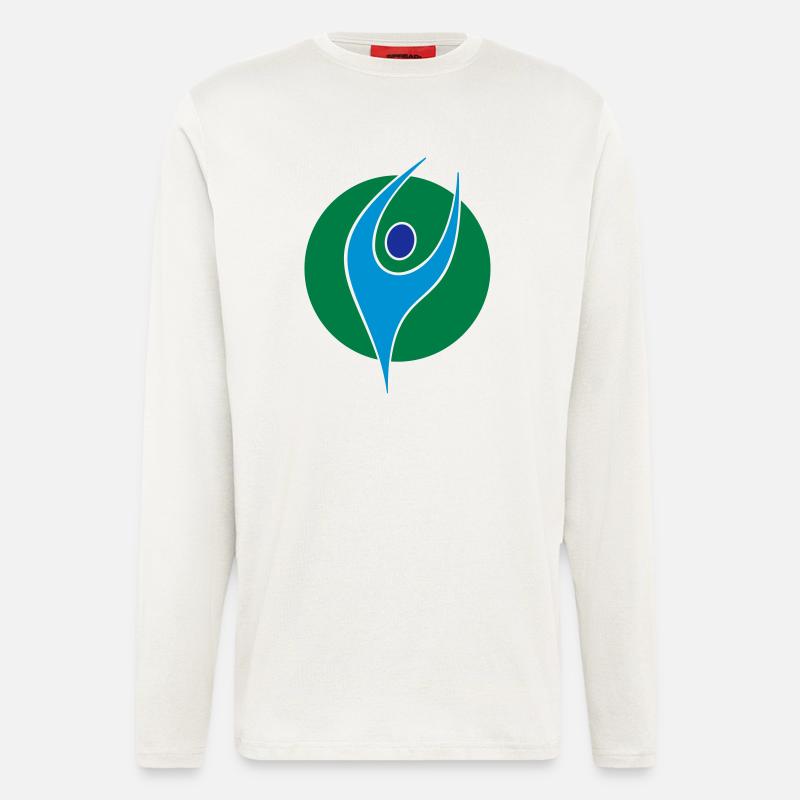 Physio 5 Logo - Langarmshirt - made by SPREAD  - OFF WHITE