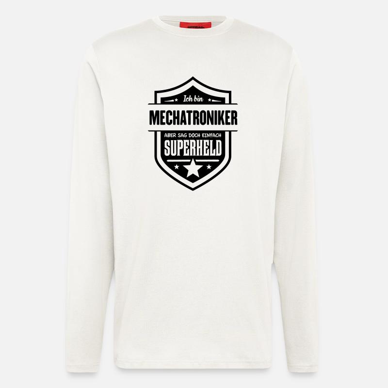 Super Mechatroniker - Langarmshirt - made by SPREAD  - OFF WHITE
