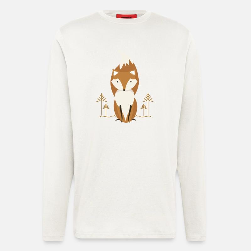 Fuchs - Langarmshirt - made by SPREAD  - OFF WHITE