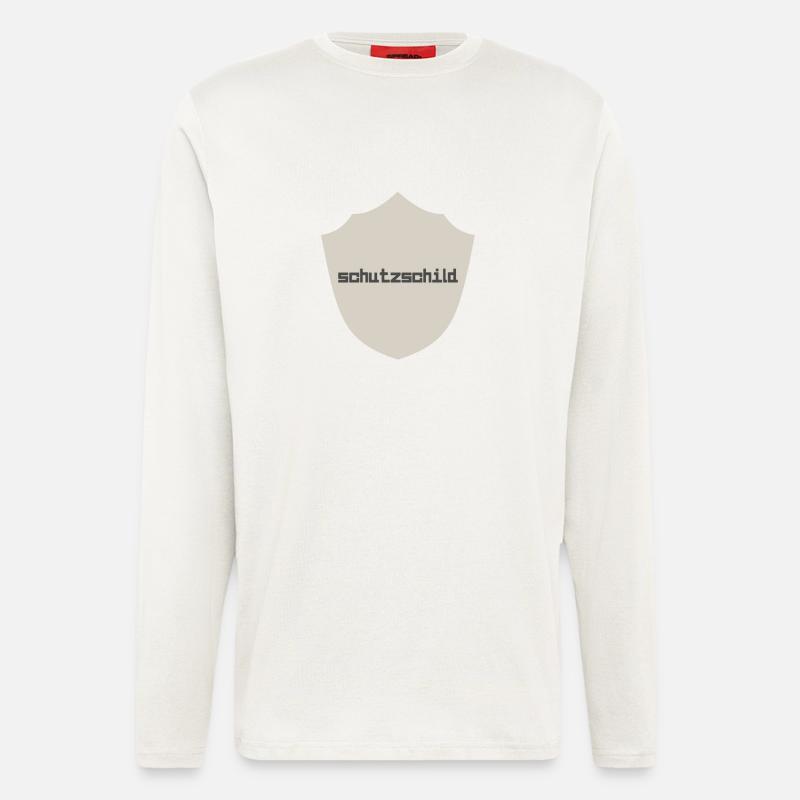 Schutzschild - Langarmshirt - made by SPREAD  - OFF WHITE