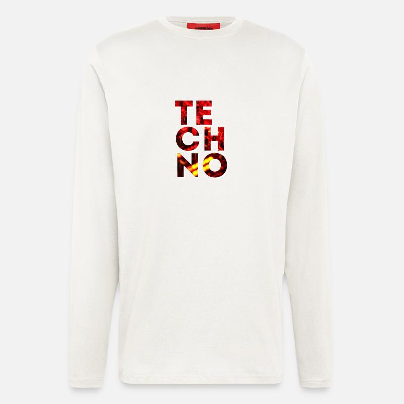 TECHNO - Langarmshirt - made by SPREAD - OFF WHITE