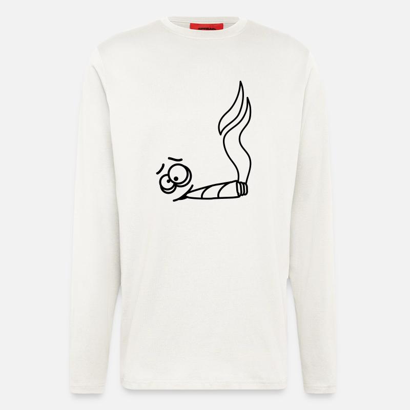 Joint Smoker - Langarmshirt - made by SPREAD  - OFF WHITE
