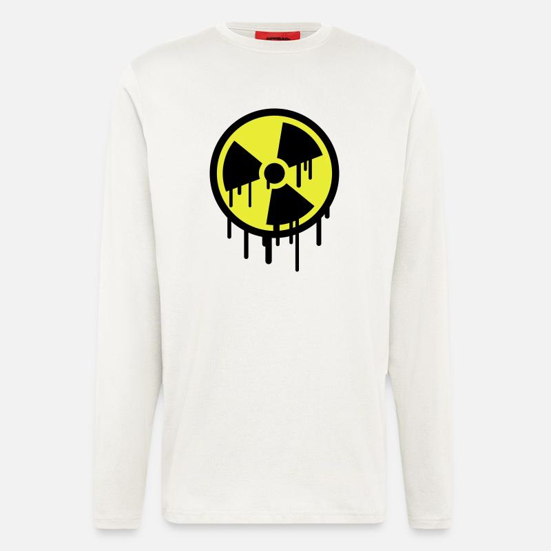 Atom Symbol Graffiti - Longsleeve - made by SPREAD  - OFF WHITE