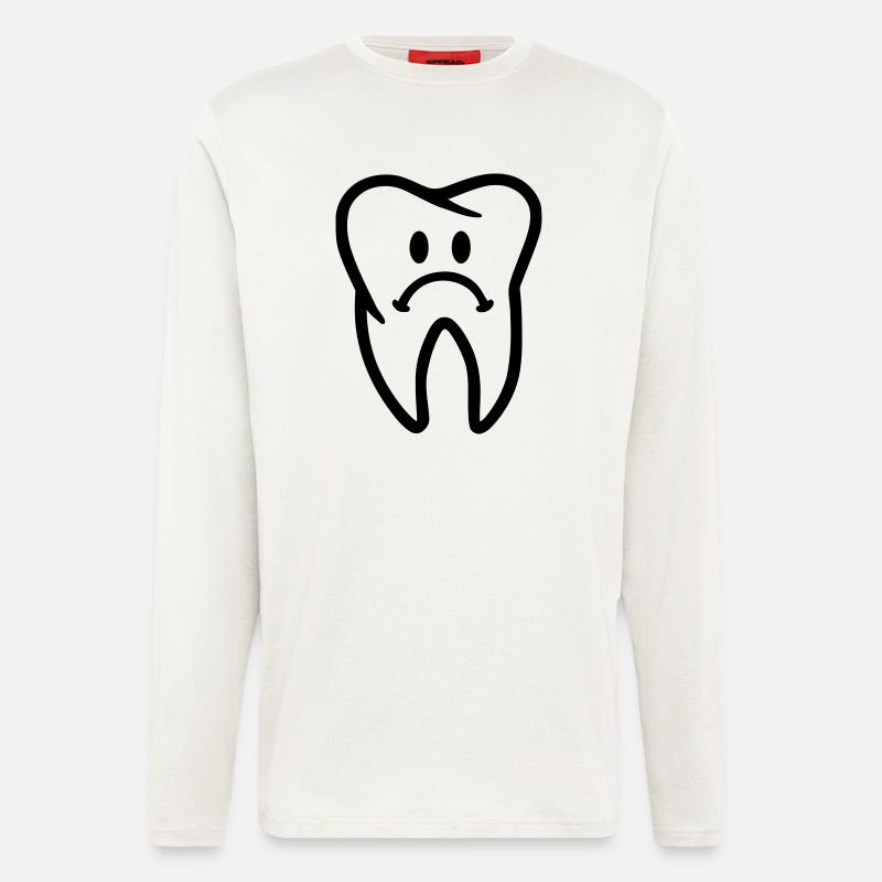 Zahn - Langarmshirt - made by SPREAD  - OFF WHITE