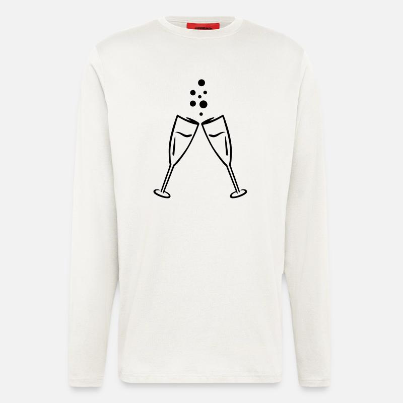 Sekt - Langarmshirt - made by SPREAD  - OFF WHITE