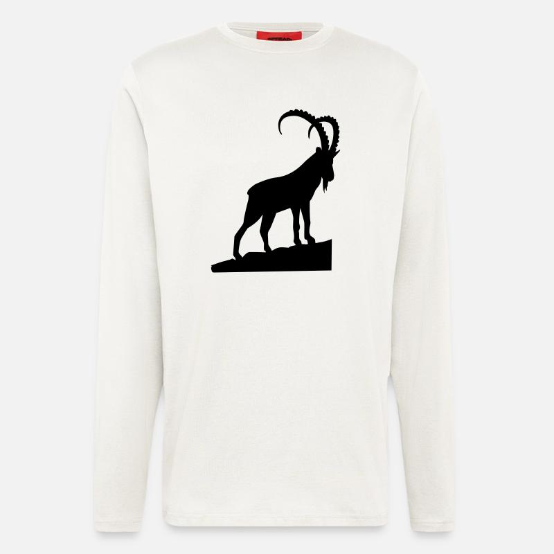 Steinbock - Langarmshirt - made by SPREAD  - OFF WHITE