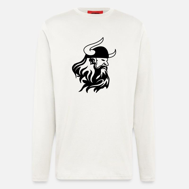 wikinger_00 - Longsleeve - made by SPREAD  - OFF WHITE