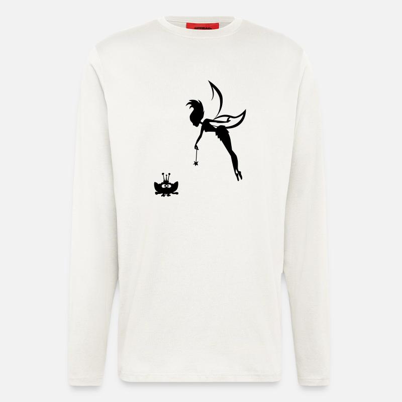 ein Wunsch frei - Langarmshirt - made by SPREAD  - OFF WHITE