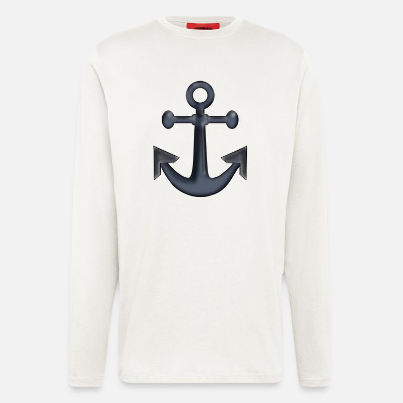 Anker - Langarmshirt - made by SPREAD  - OFF WHITE