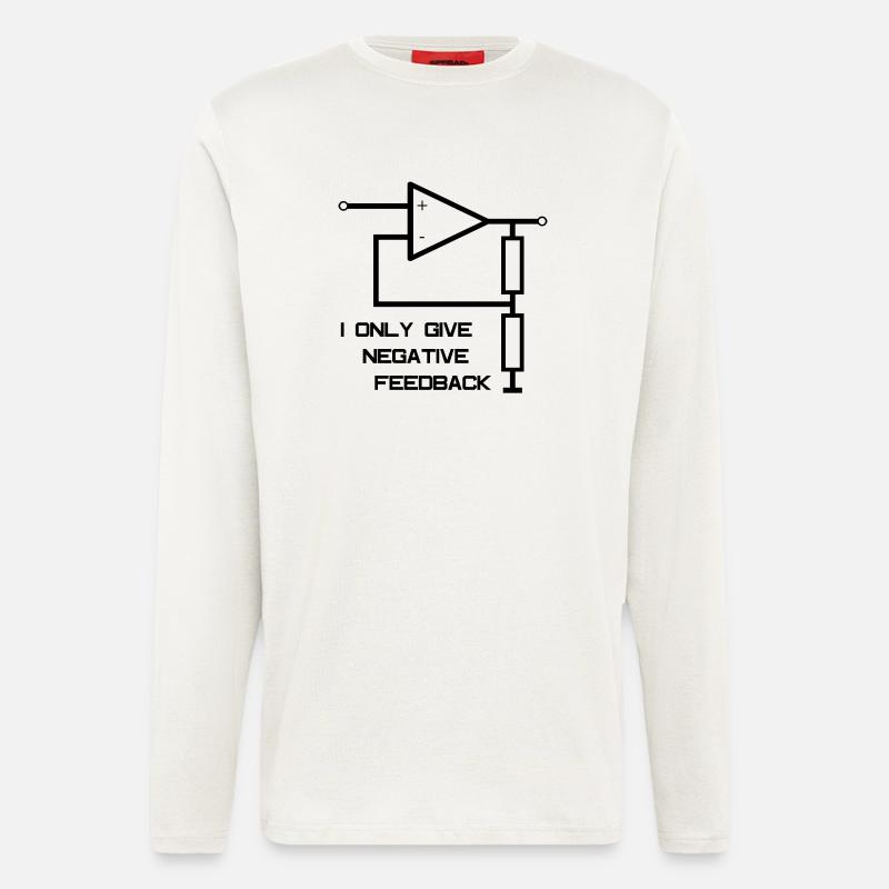 Operationsverstärker Elektrotechnik - Langarmshirt - made by SPREAD  - OFF WHITE