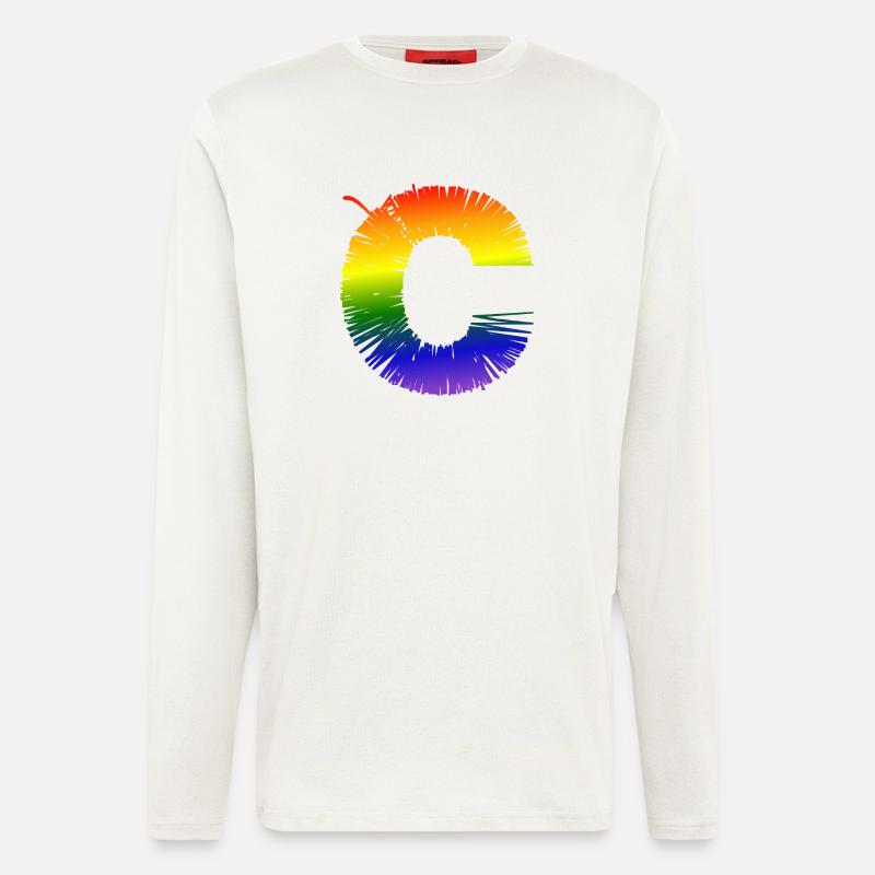Rainobow C - Longsleeve - made by SPREAD  - OFF WHITE