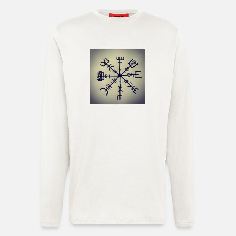 Wikinger Runen - Langarmshirt - made by SPREAD  - OFF WHITE