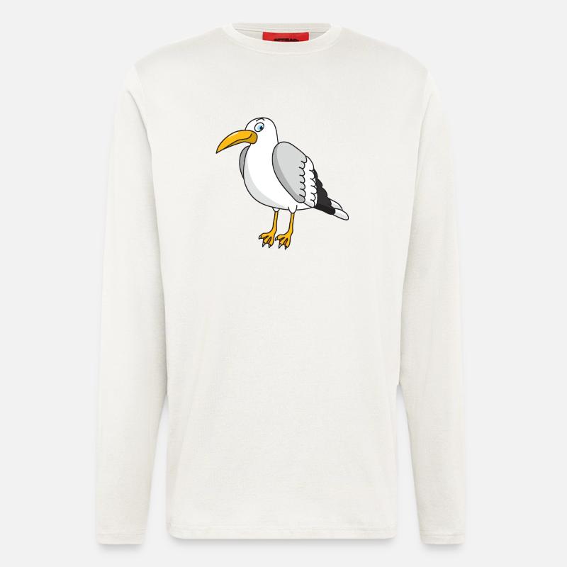 Möwe - Langarmshirt - made by SPREAD  - OFF WHITE