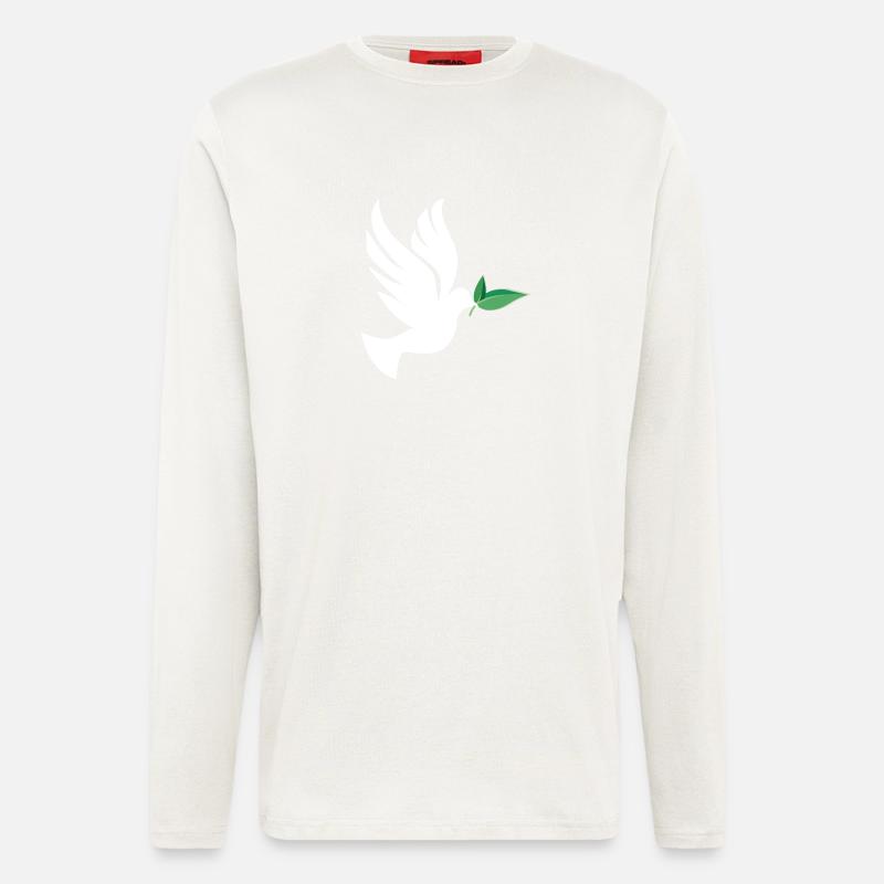 peace - Longsleeve - made by SPREAD  - OFF WHITE