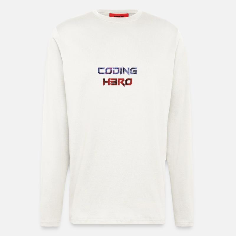 Coding Hero - programming hero - Longsleeve - made by SPREAD  - OFF WHITE