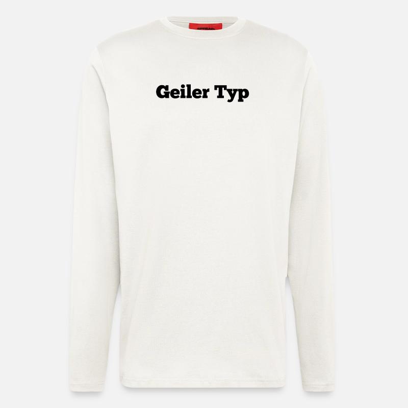 Geiler Typ - Langarmshirt - made by SPREAD  - OFF WHITE