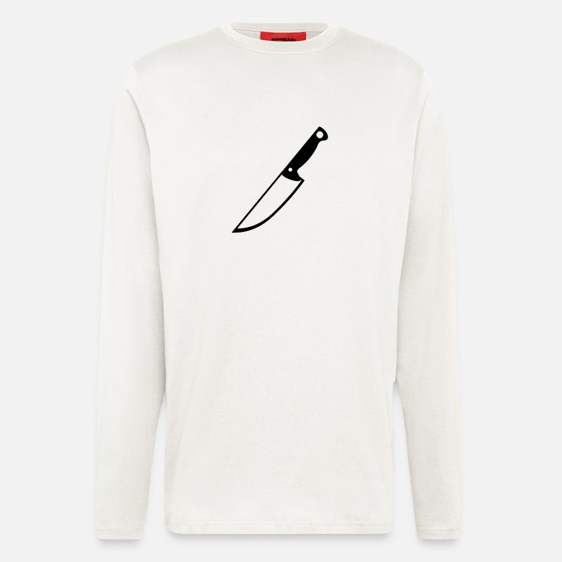 Messerdesign - Langarmshirt - made by SPREAD  - OFF WHITE
