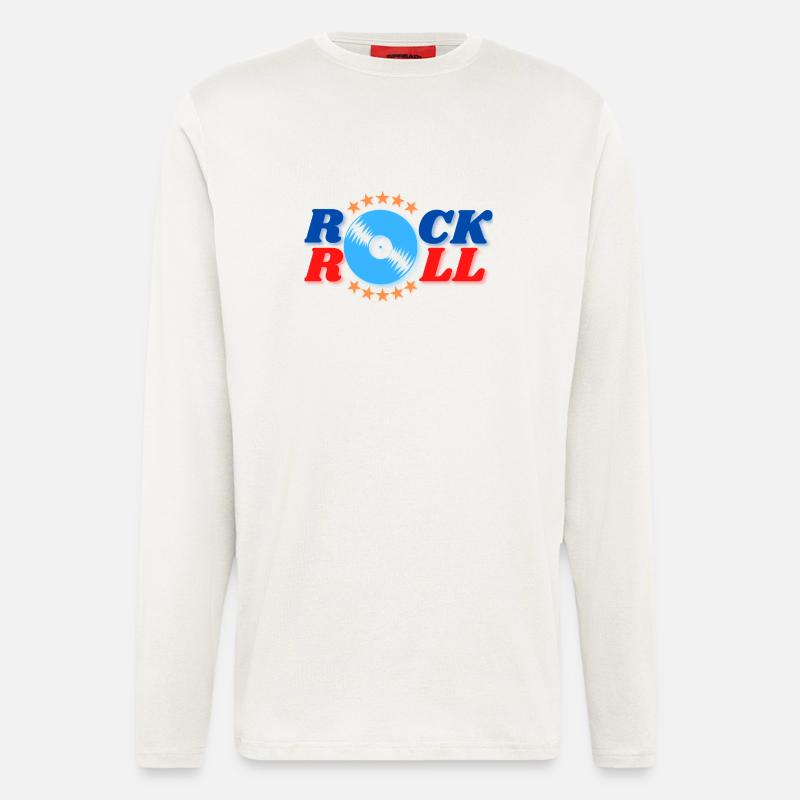 ROCK 'N' ROLL DISCO - Langarmshirt - made by SPREAD  - OFF WHITE