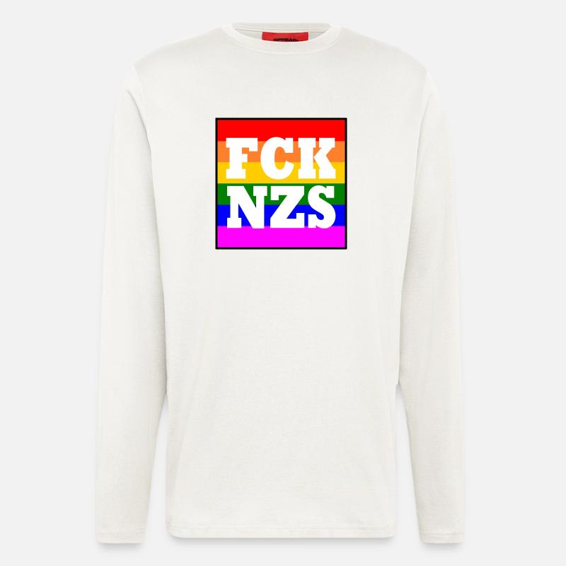 Fck nzs - Langarmshirt - made by SPREAD  - OFF WHITE