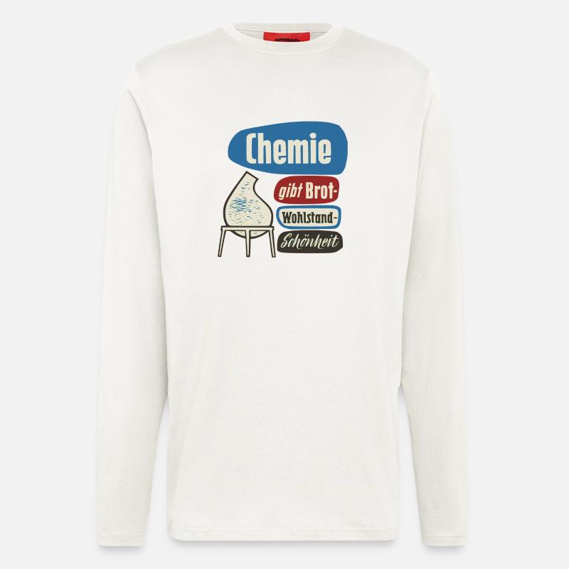 Chemie Werbung - Langarmshirt - made by SPREAD  - OFF WHITE