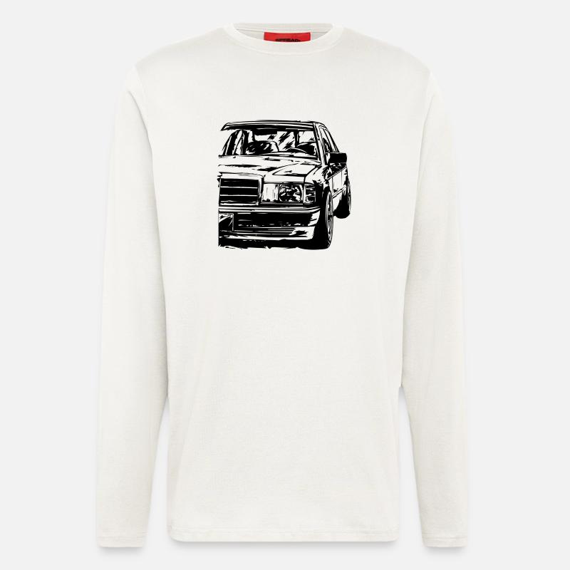 W201 Dirty - Langarmshirt - made by SPREAD - OFF WHITE