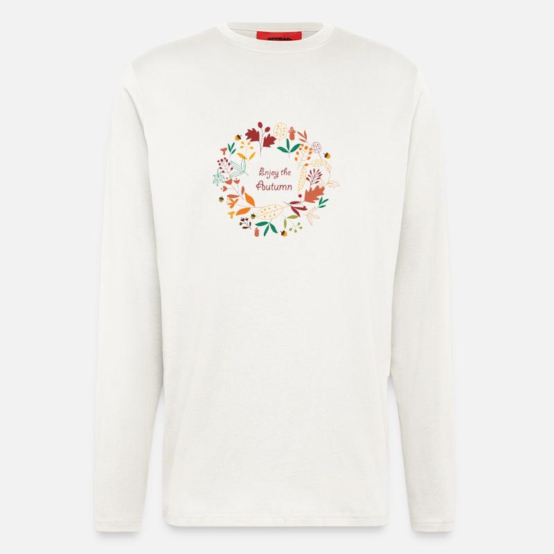 Enjoy the fall gift idea - Longsleeve - made by SPREAD  - OFF WHITE