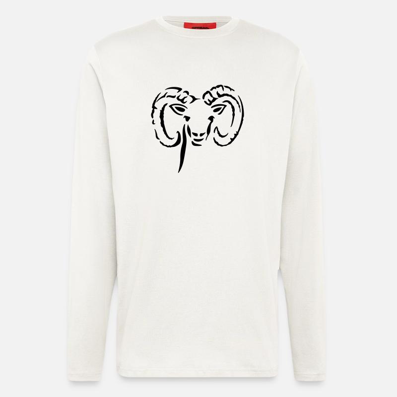 Widder - Langarmshirt - made by SPREAD  - OFF WHITE