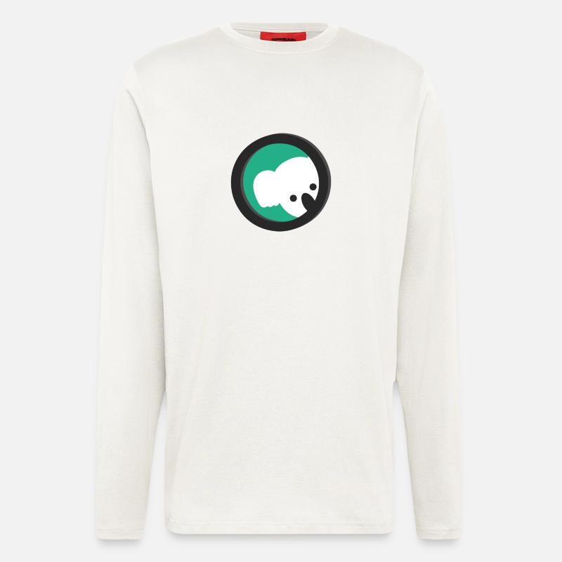 Koala-IT-Logo - Langarmshirt - made by SPREAD  - OFF WHITE