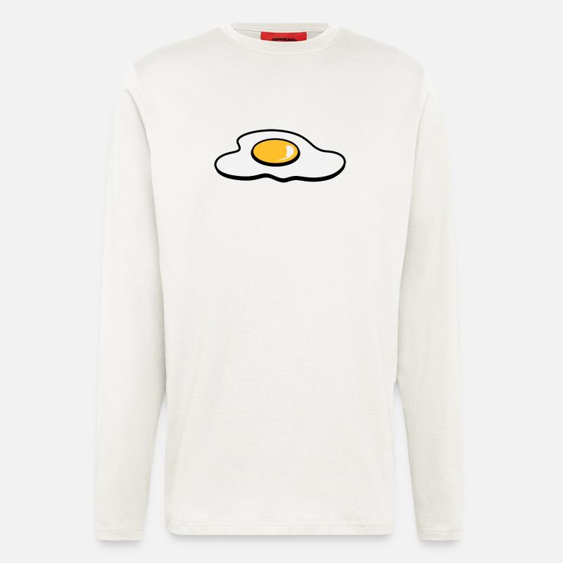 Ein Spiegelei - Langarmshirt - made by SPREAD - OFF WHITE