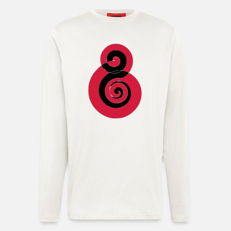 Spiral Black Soulfly - Langarmshirt - made by SPREAD  - OFF WHITE