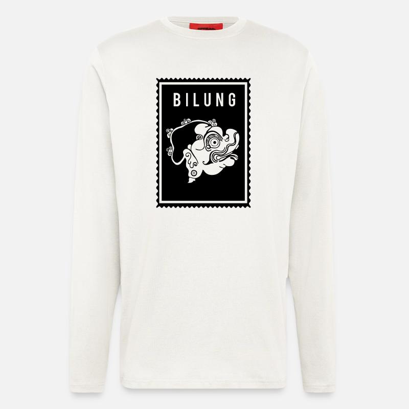 Bilung - Wayang - Langarmshirt - made by SPREAD  - OFF WHITE