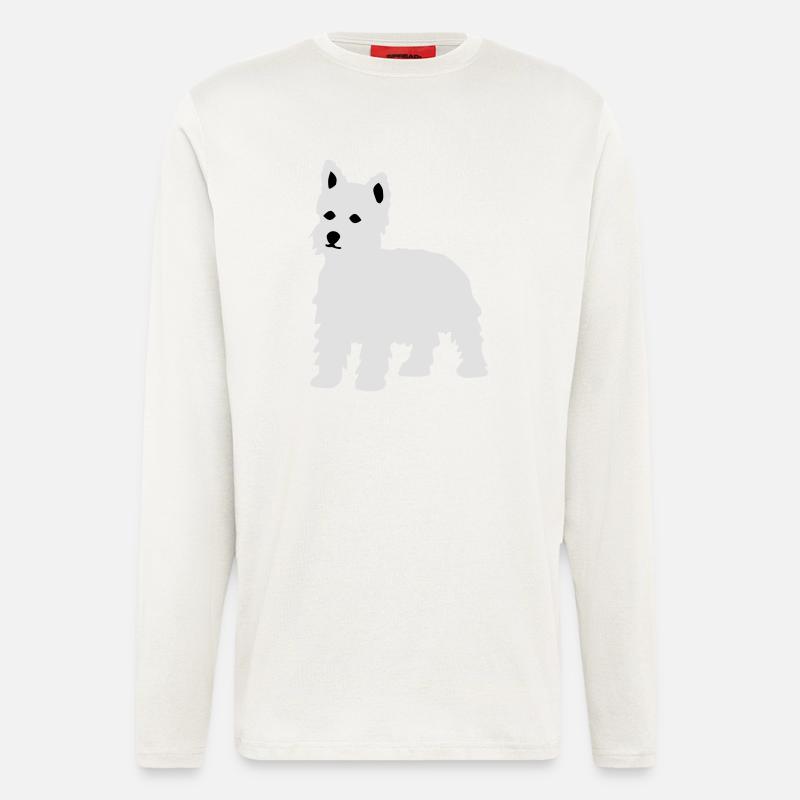 West Highland White Terrier - Longsleeve - made by SPREAD  - OFF WHITE