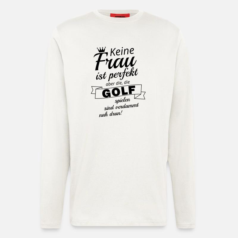 Perfekte Golffrau - Langarmshirt - made by SPREAD  - OFF WHITE